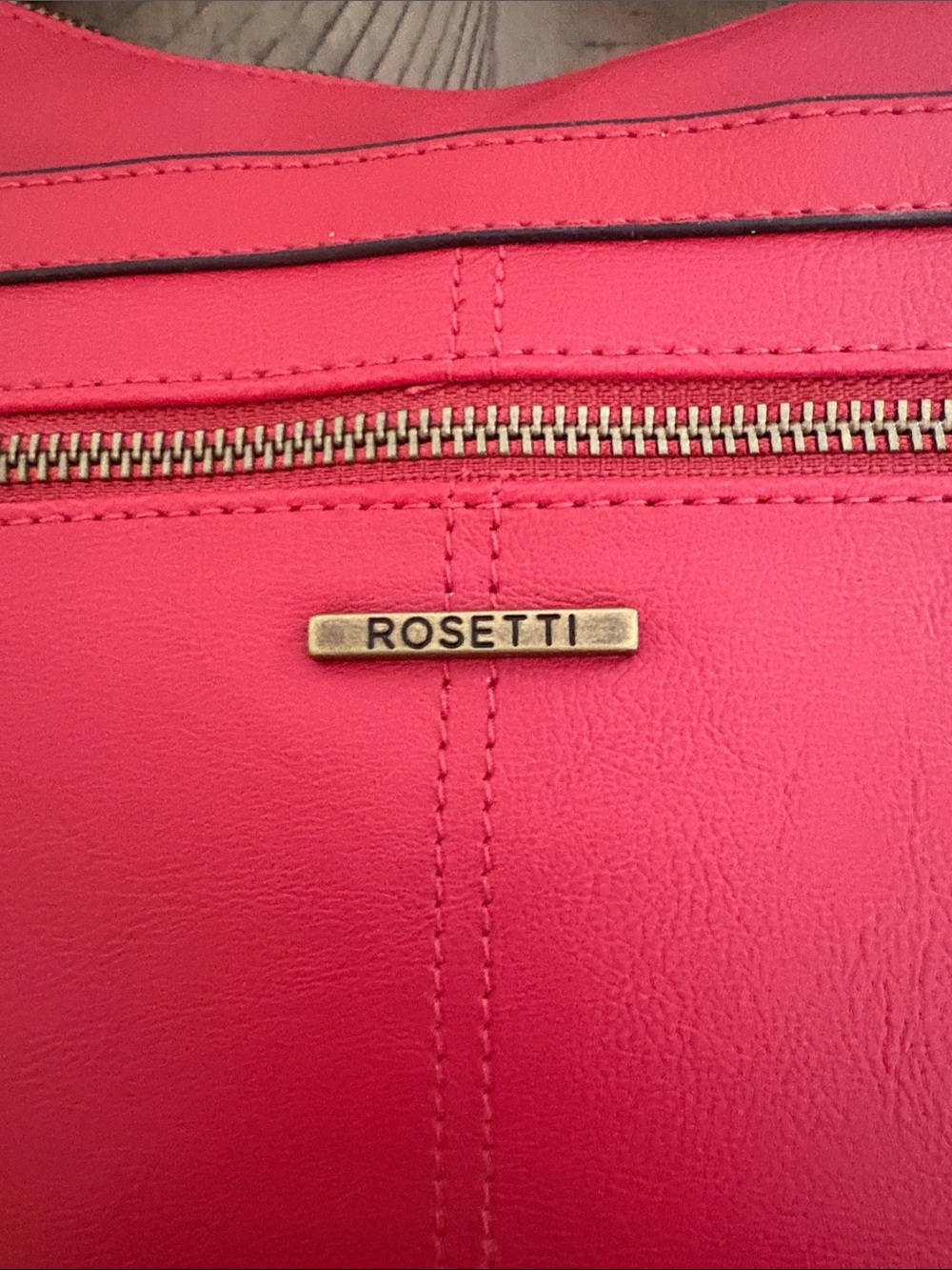 638 Rosetti Bright Coral/Red Shoulder Bag - Picture 2 of 10